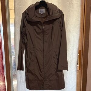 NWOT Cole Haan Women's Tan Hooded Trench Coat